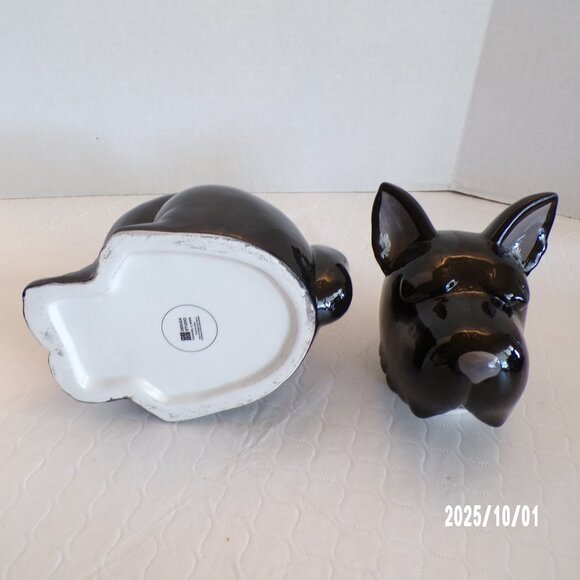 Scottish Terrier Cookie/Dog Treat Jar by Design Studio Scottie 9 1/4" #4023 - Picture 5 of 6
